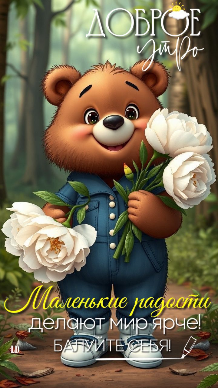 Добрoе утро! Маленькие радости делают мир ярче! Балуйте себя!