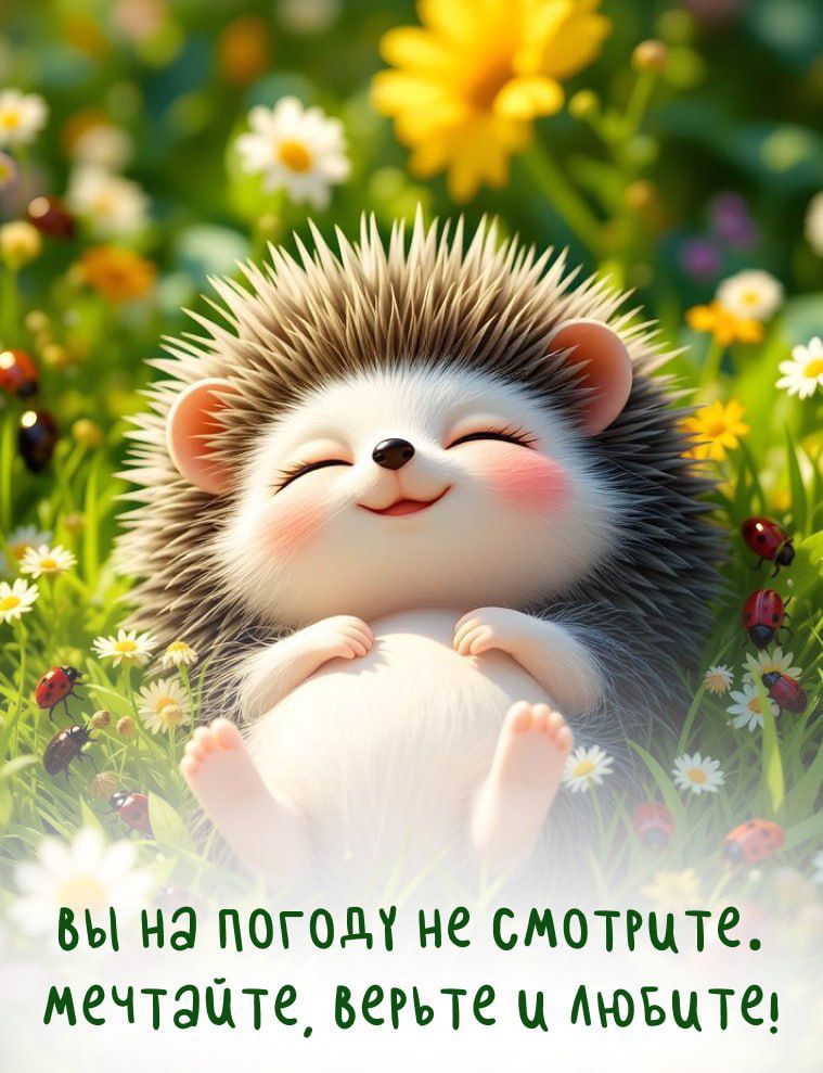 вы на погоду не смотрите. мечтайте, верьте и любите!