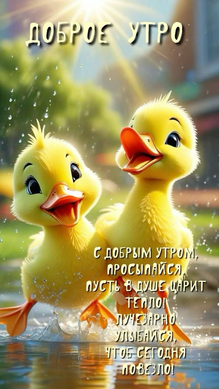 ДОБРОЕ УТРО

С ДОБРЫМ УТРОМ, ПРОСЫПАЙСЯ,
ПУСТЬ В ДУШЕ ЦАРИТ ТЕПЛО!
ПУЗЯРНО УЛЫБАЙСЯ,
ЧТОБ СЕГОДНЯ ПОМЕШАЛО!