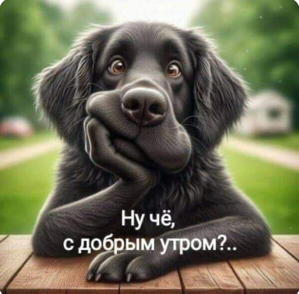Ну чё, с добрым утром?..