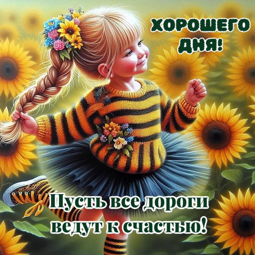Хорошего дня! Пусть все дороги ведут к счастью!