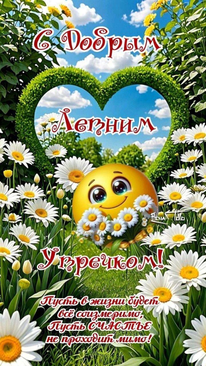С Добрым Летним Утром!
Пусть в жизни будет всё созидательно, Пусть СЧАСТЬЕ не проходит мимо!