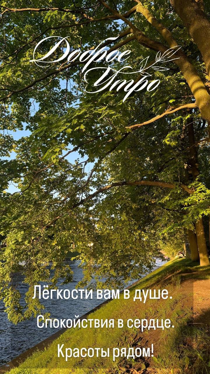 Доброе Утро
Лёгкости вам в душе.
Спокойствия в сердце.
Красоты рядом!