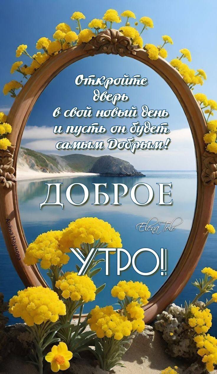 Откройте дверь в свой новый день и пусть он будет самым Добрым! ДОБРОЕ УТРО!!