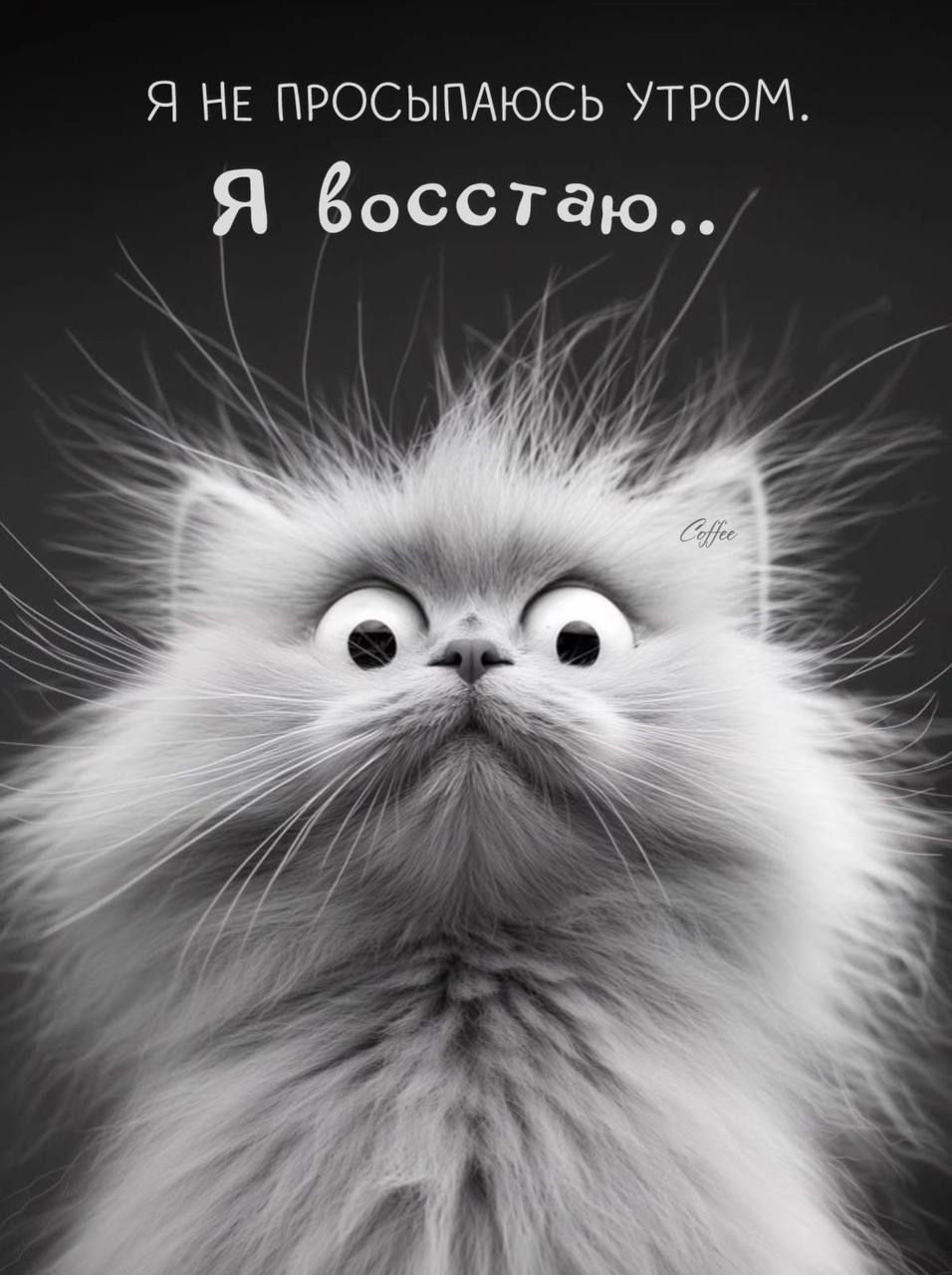 Я не просыпаюсь утром. Я восстаю..