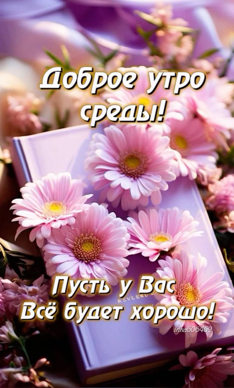 Доброе утро среды! Пусть у Вас Всё будет хорошо!
