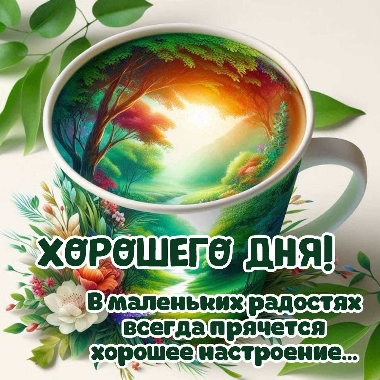 Хорошего дня! В маленьких радостях всегда прячется хорошее настроение...