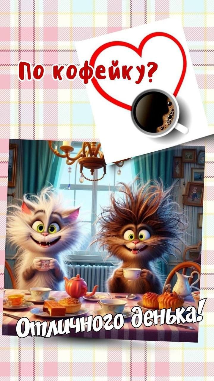 По кофейку? Отличного денЬка!