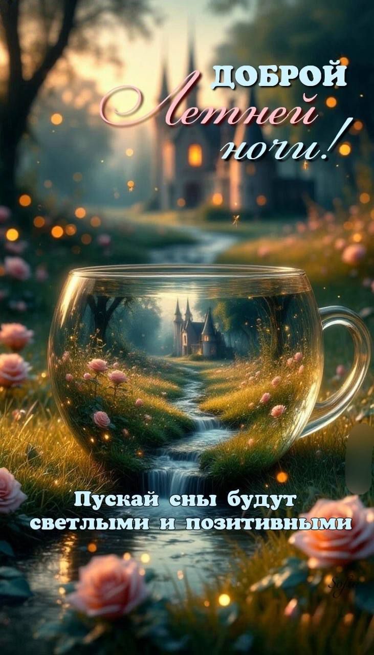 Доброй Летней ночи! Пускай сны будут светлыми и позитивными