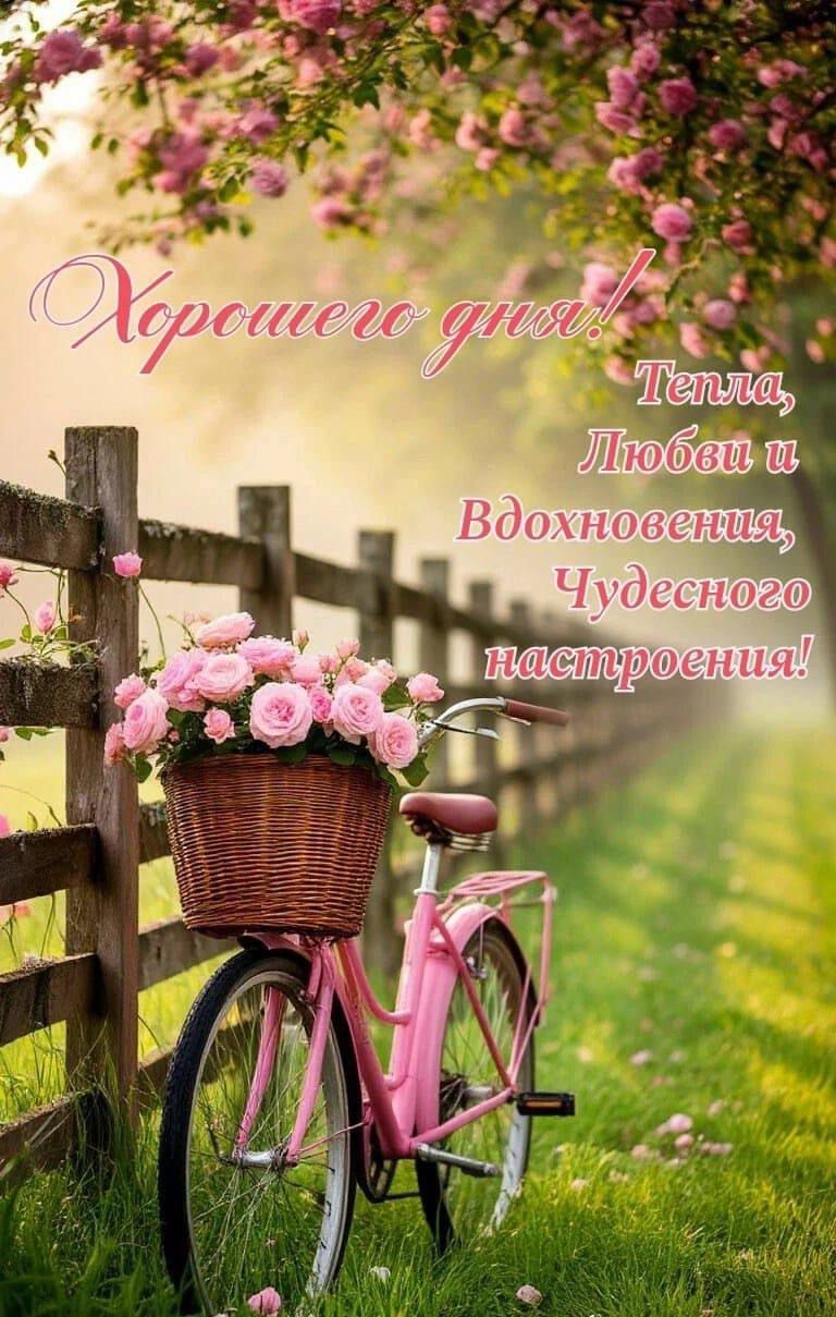 Хорошего дня! Тепла, Любви и Вдохновения, Чудесного настроения!