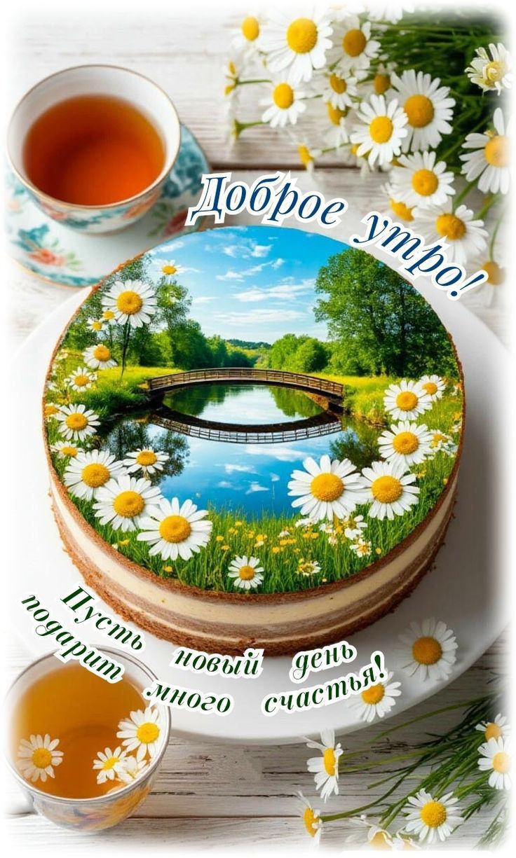Доброе утро!
Пусть новый день подарит много счастья!
