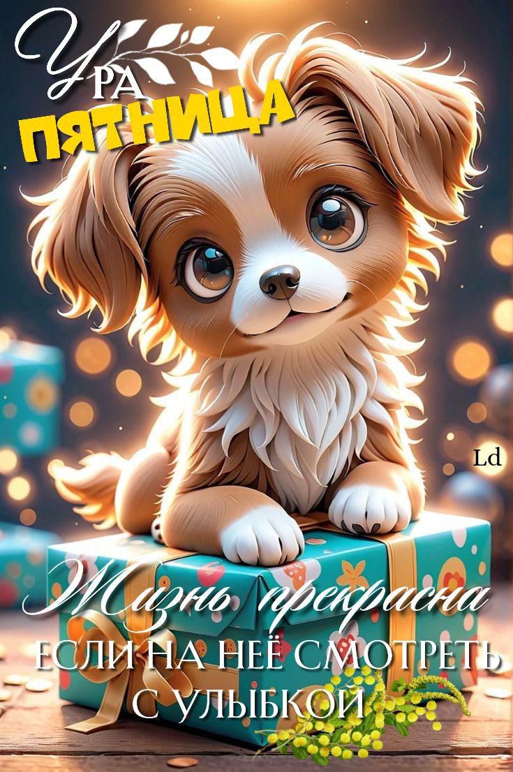 УРА ПЯТНИЦА
Жизнь прекрасна, если на нее смотреть с улыбкой.