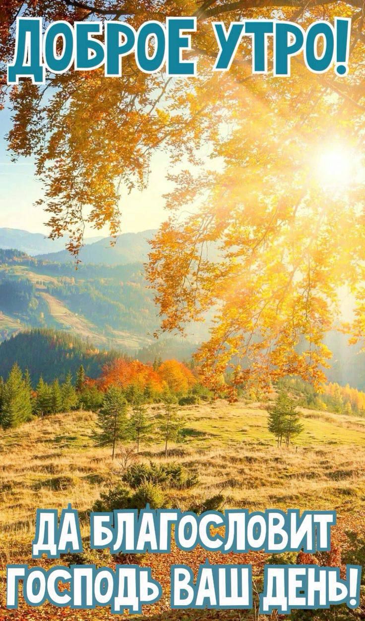 ДОБРОЕ УТРО! ДА БЛАГОСЛОВИТ ГОСПОДЬ ВАШ ДЕНЬ!