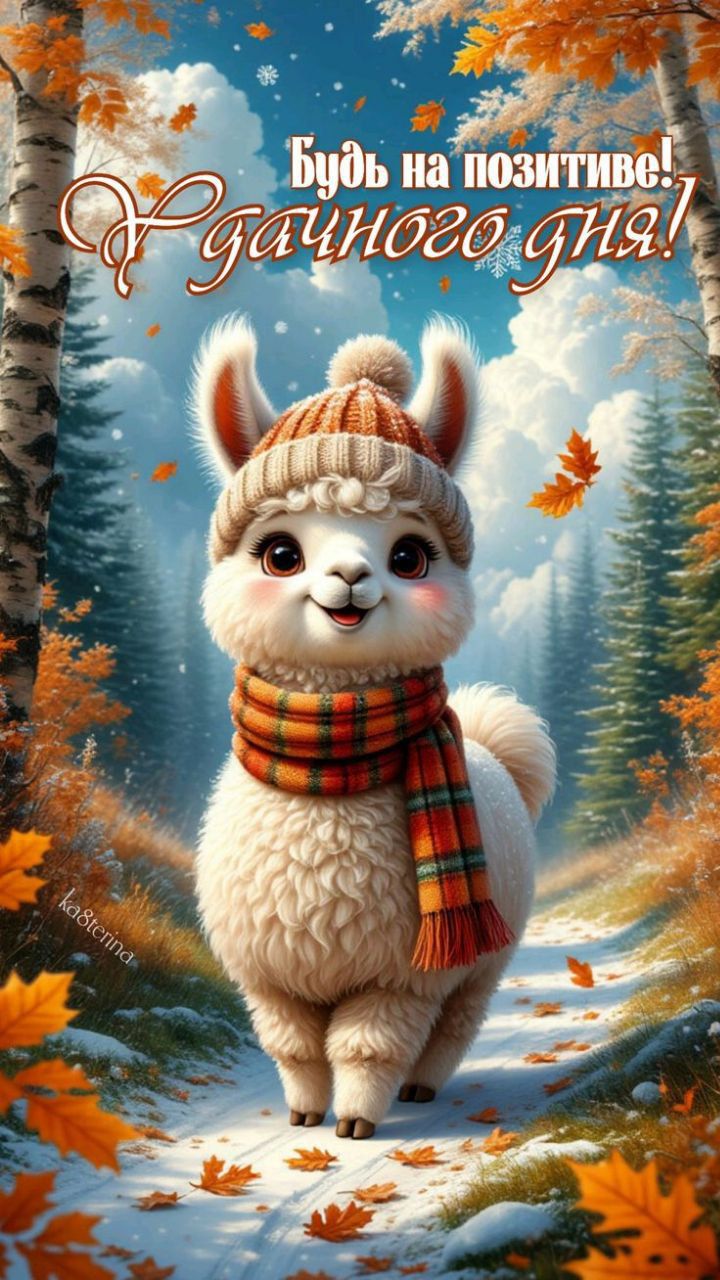 Будь на позитиве! Радчного дня!
