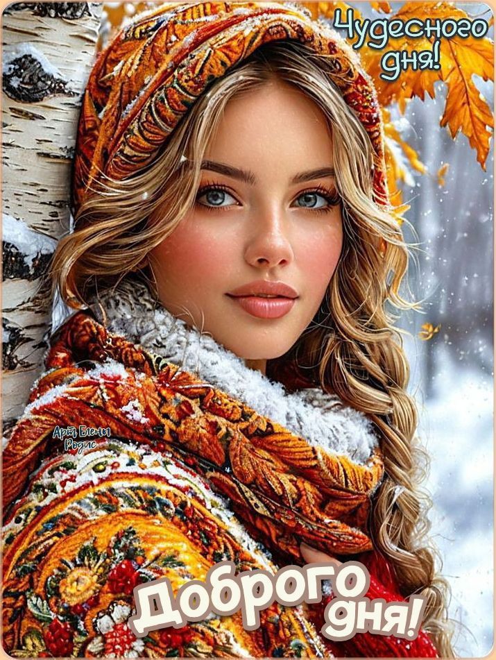 Чудесного дня! Доброго дня!