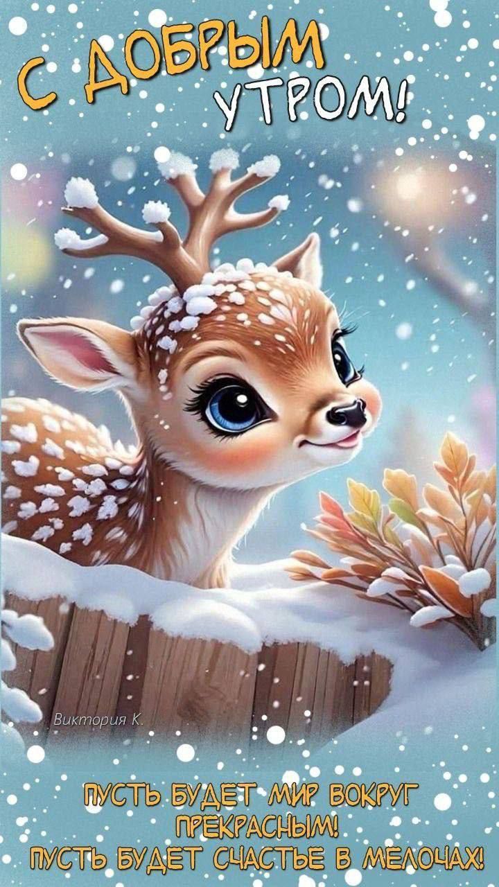 С ДОБРЫМ УТРОМ! Пусть будет мир вокруг прекрасным! Пусть будет счастье в мелочах!
