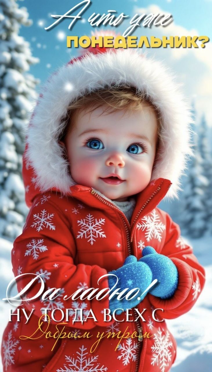А что у нас понедельник? Да ладно! Ну тогда всех с Добрым утром