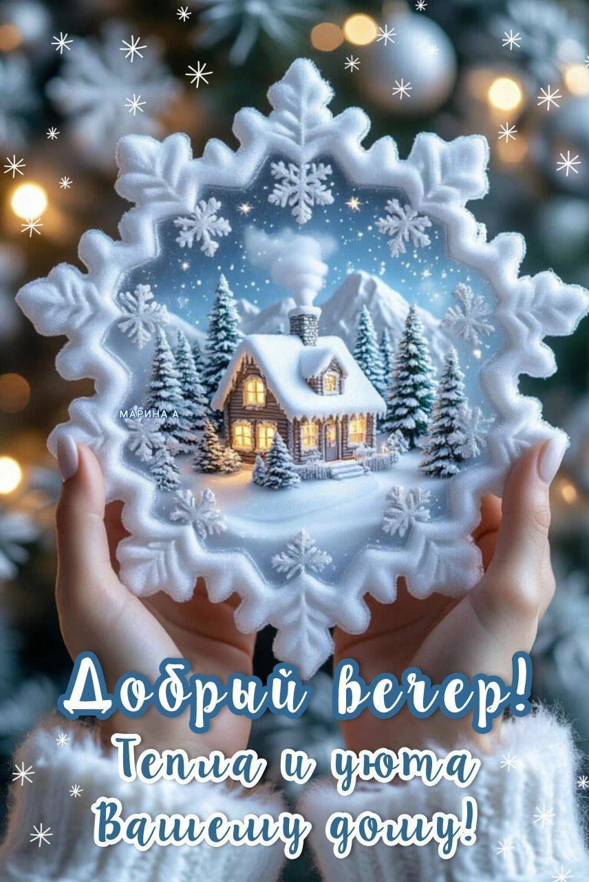 Добрый вечер! Тепла и уюта Вашему дому!