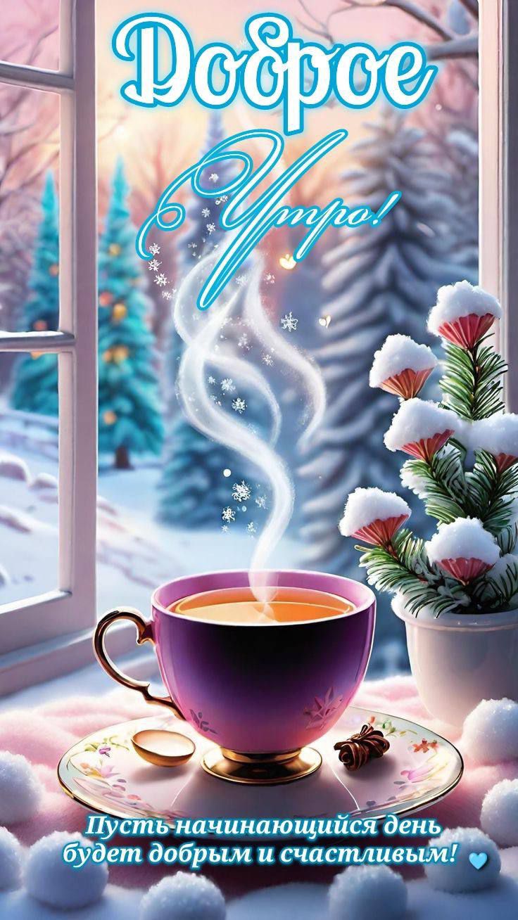 Доброе утро! Пусть начинающийся день будет добрым и счастливым!