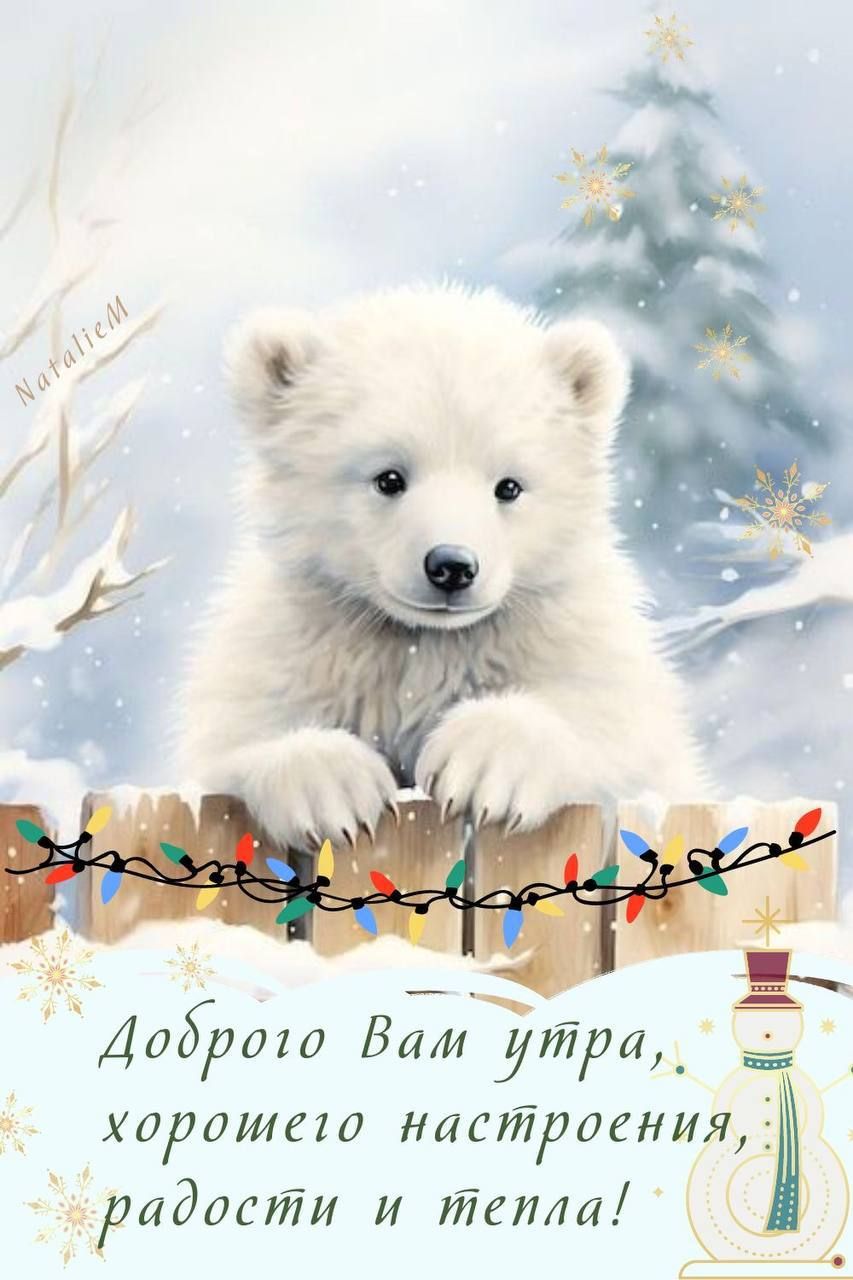 Доброе утро вам, хорошего настроения, радости и тепла!