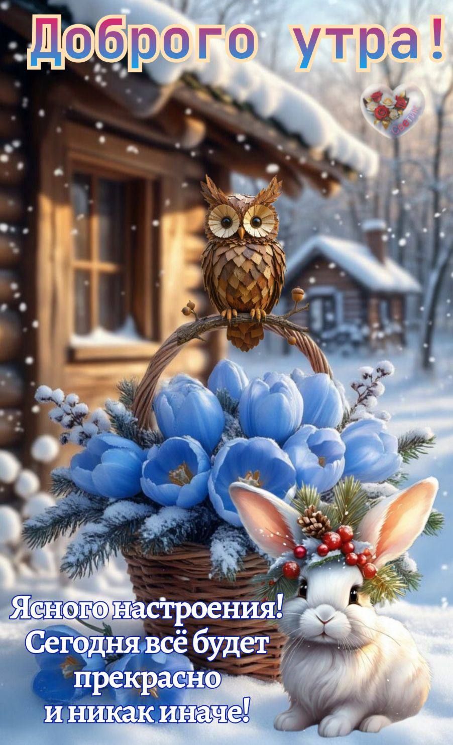 Доброе утро!
Ясного настроения! Сегодня всё будет прекрасно и никак иначе!