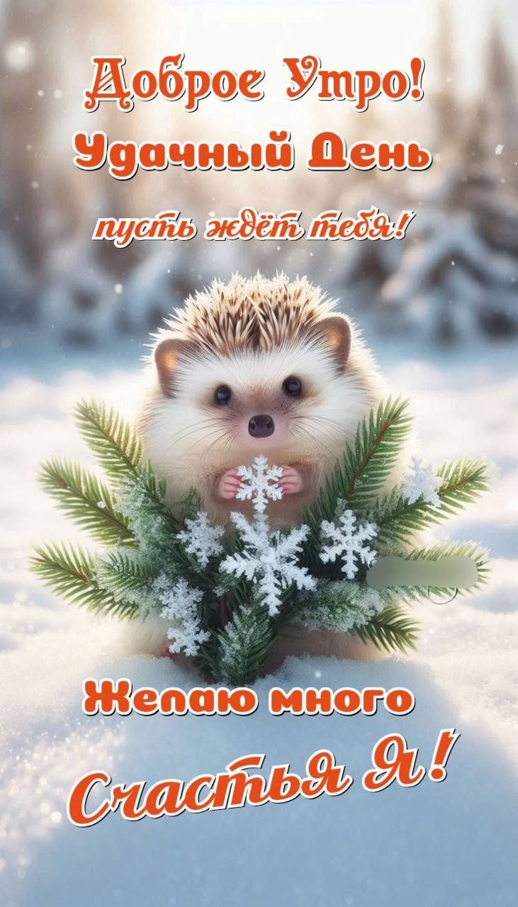 Доброе Утро! Удачный День пусть живёт тебя! Желаю много Счастья Я!