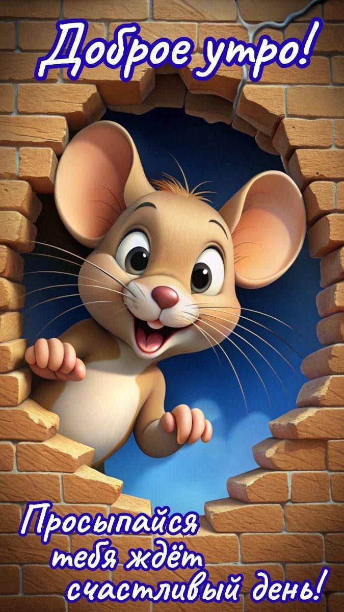Доброе утро! Просыпайся тебя ждёт счастливый день!