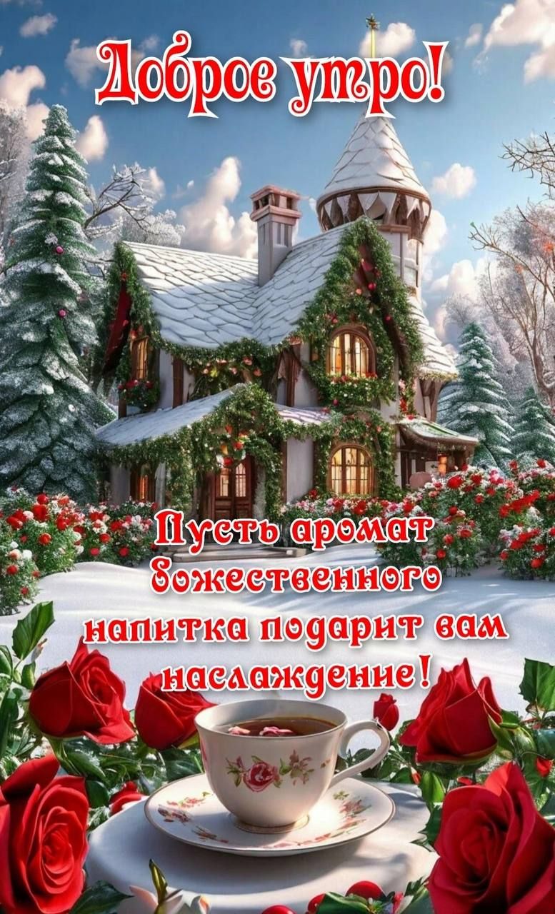 Доброе утро! Пусть аромат божественного напитка подарит вам надеждение!