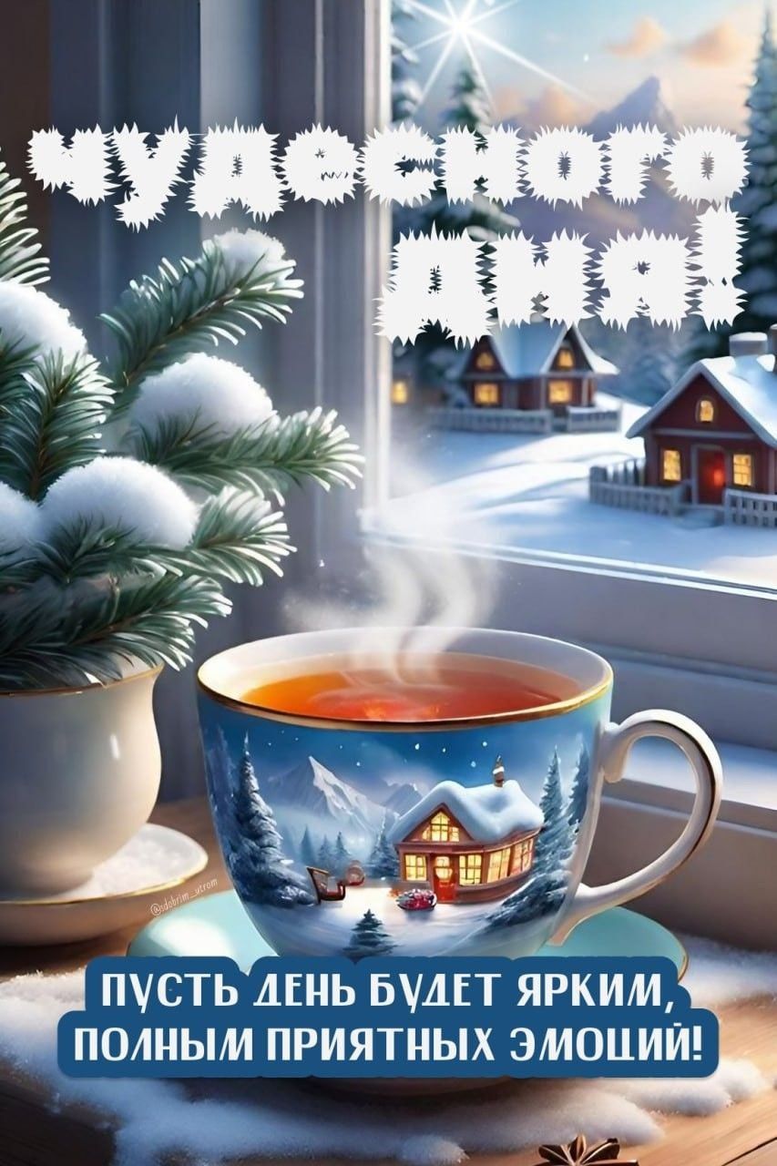 Удачного дня! Пусть день будет ярким, полным приятных эмоций!