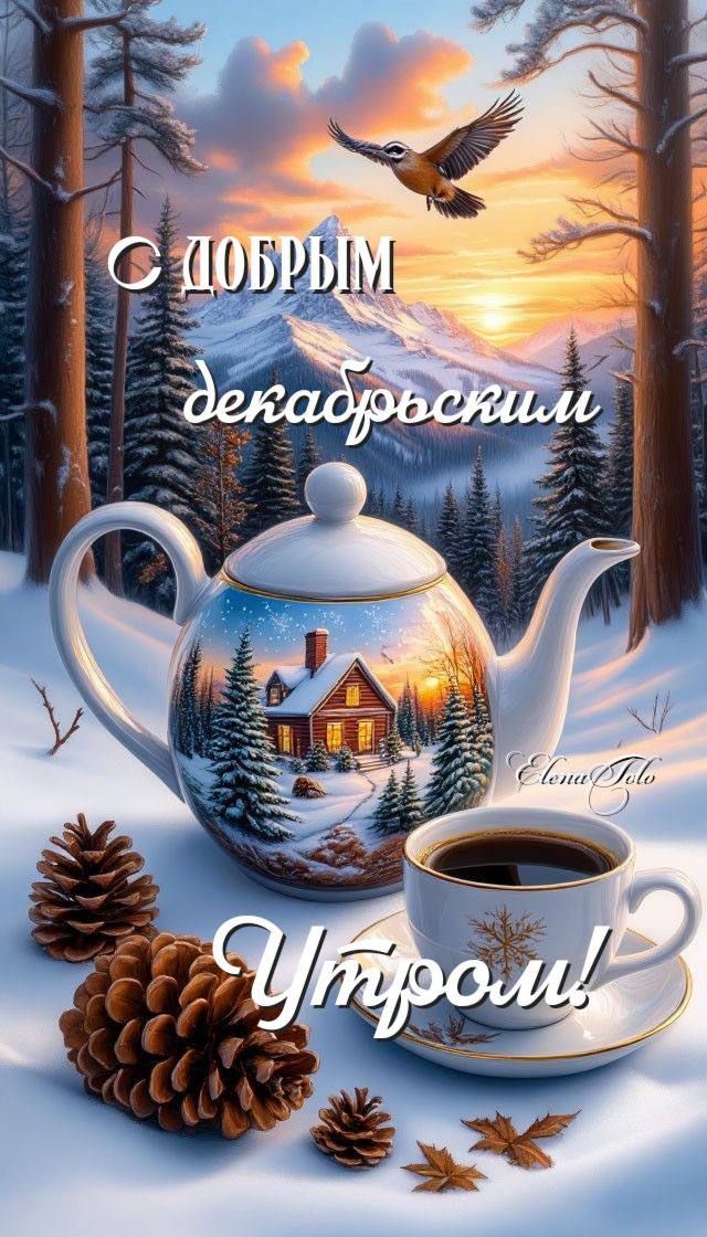 С добрым декабрьским утром! Утро!