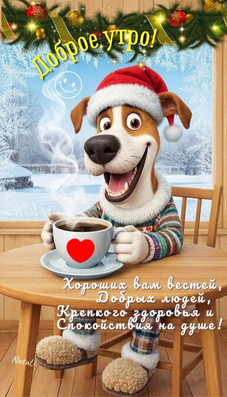 Доброе утро! Хороших вам вестей, Добрых людей, Крепкого здоровья и Спокойствия на душе!