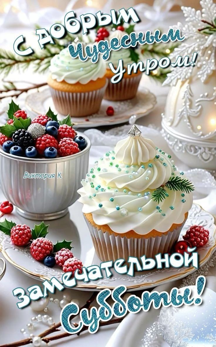 С Добрым чудесным Утром! Замечательной Субботы!