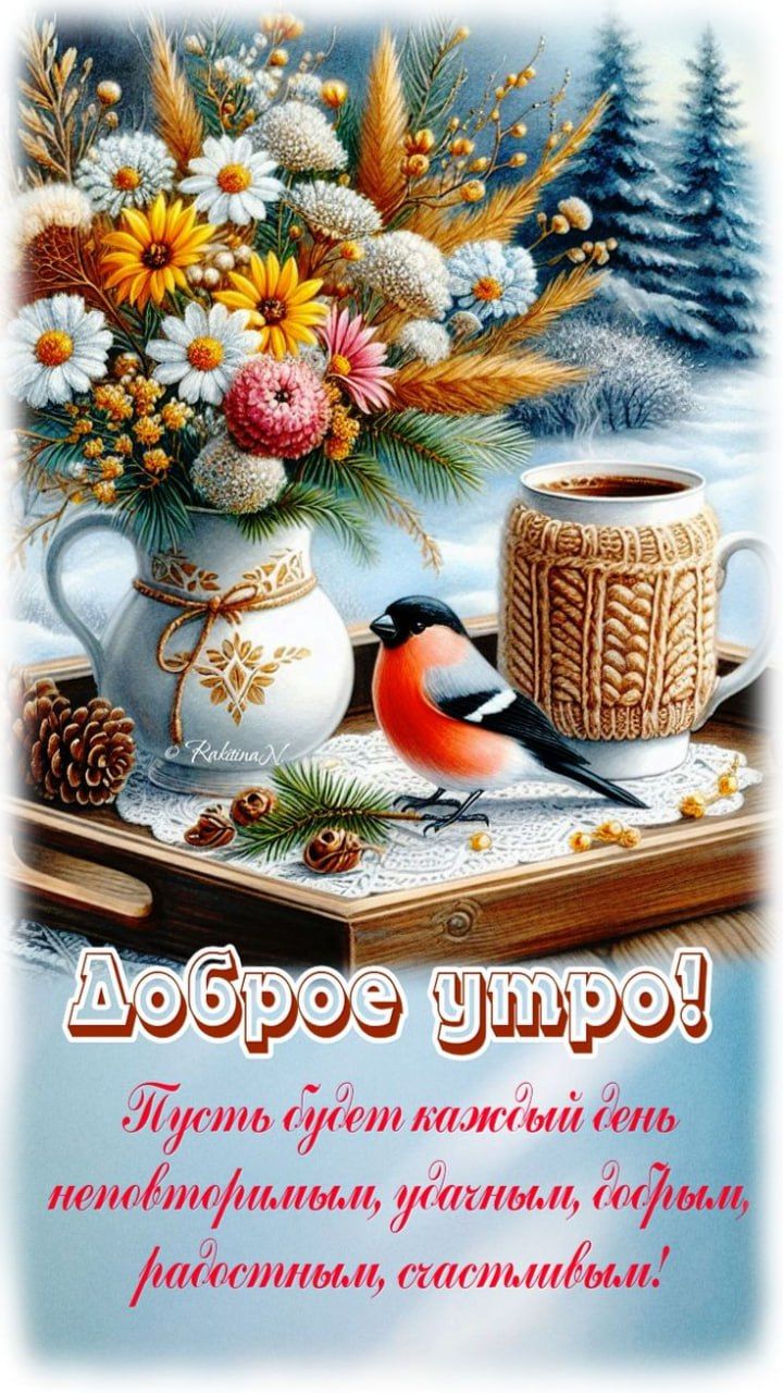 Доброе утро! Пусть будет каждый день неповторимым, удачным, добрым, радостным, счастливым!