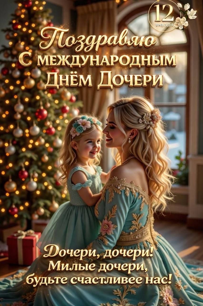 Поздравляю С международным Днём Дочери
Дочери, дочери! Милые дочери, будьте счастливее нас!