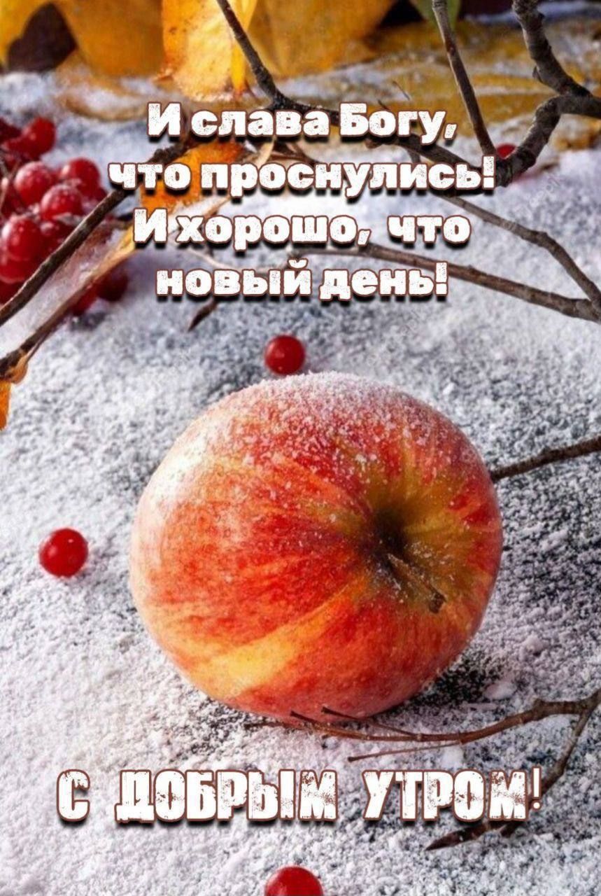 И слава Богу, что проснулись! И хорошо, что новый день!\nС ДОБРЫМ УТРОМ!