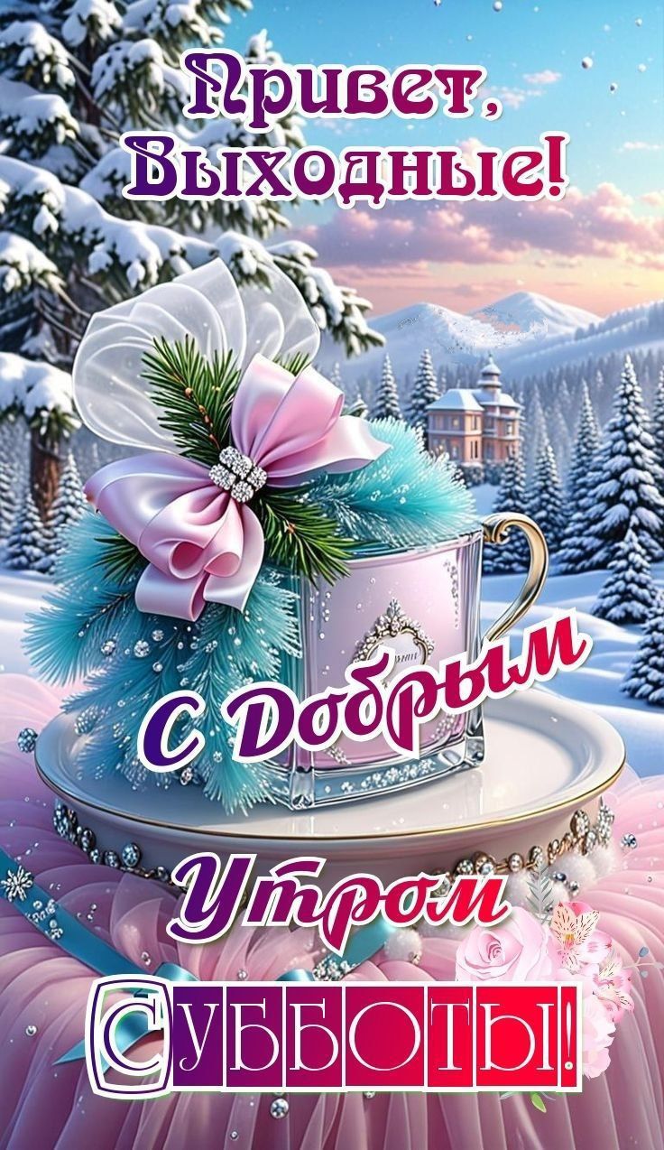 Привет, Выходные! С Добрым Утром СУБОТЫ!