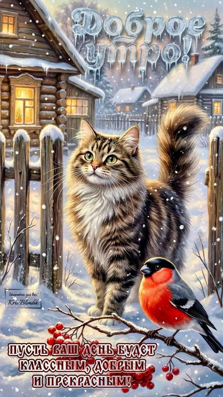 Доброе утро! Пусть ваш день будет классным, добрым и прекрасным!