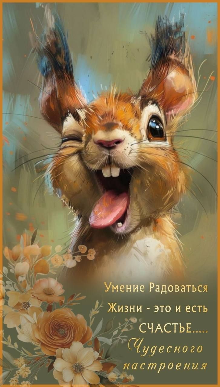 Умение Радоваться Жизни - это и есть СЧАСТЬЕ..... Чудесного настроения
