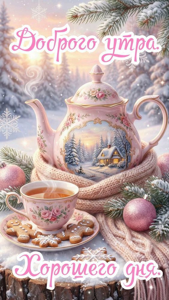 Доброе утро. Хорошего дня.