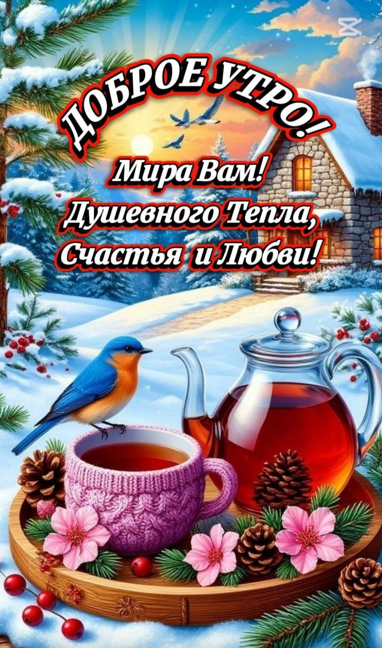 Доброе утро! Мира вам! Душевного тепла, Счастья и Любви!