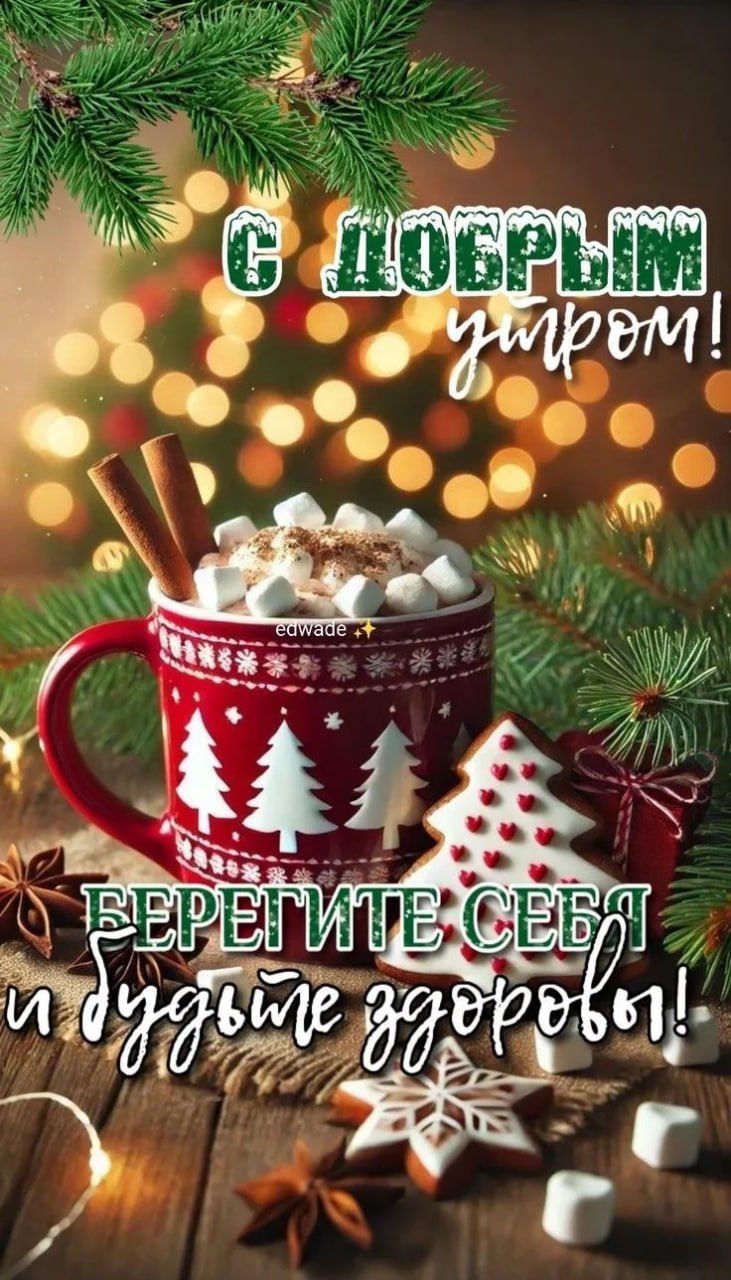 С добрым утром! Берегите себя и будьте здоровы!