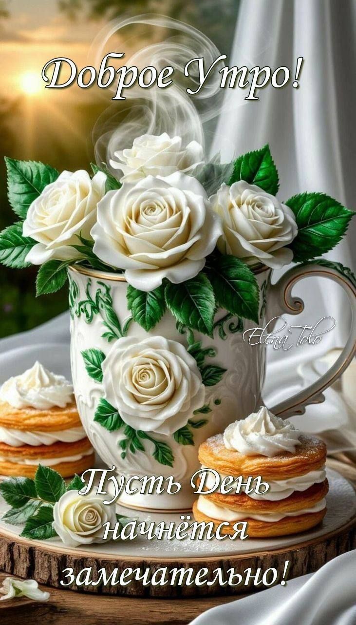 Доброе утро! Пусть день начнётся замечательно!