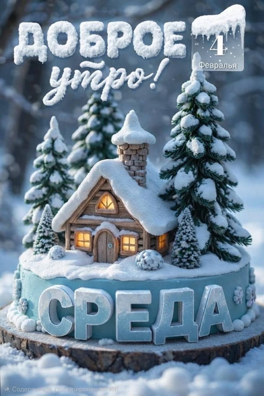 ДОБРОЕ утро! 4 февраля СРЕДА