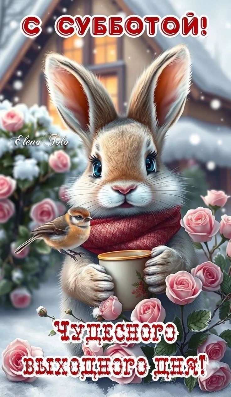 С СУББОТОЙ! ЧУДЕСНОГО ВЫХОДНОГО ДНЯ! Elena Tito