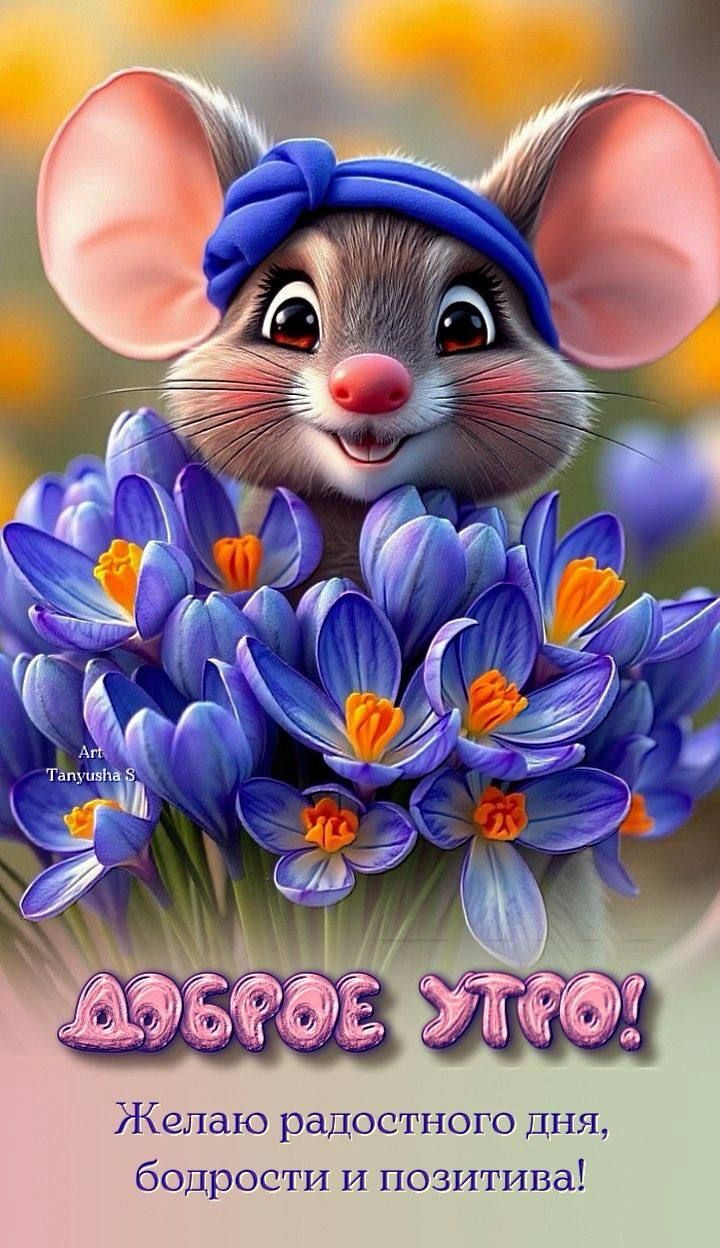 Доброе утро! Желаю радостного дня, бодрости и позитива!