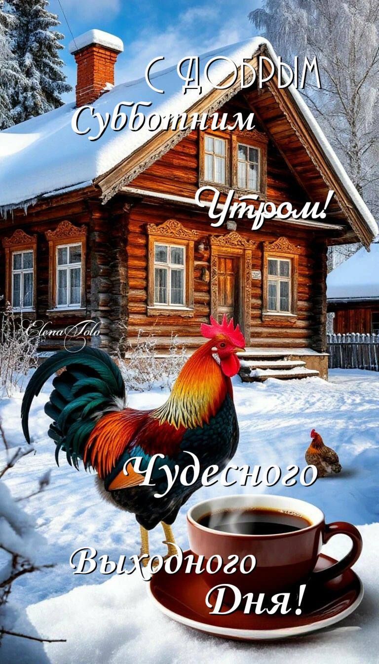 С добрым Субботним Утром! Чудесного выходного дня!