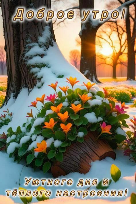 Доброе утро! Уютного дня и тёплого настроения!
