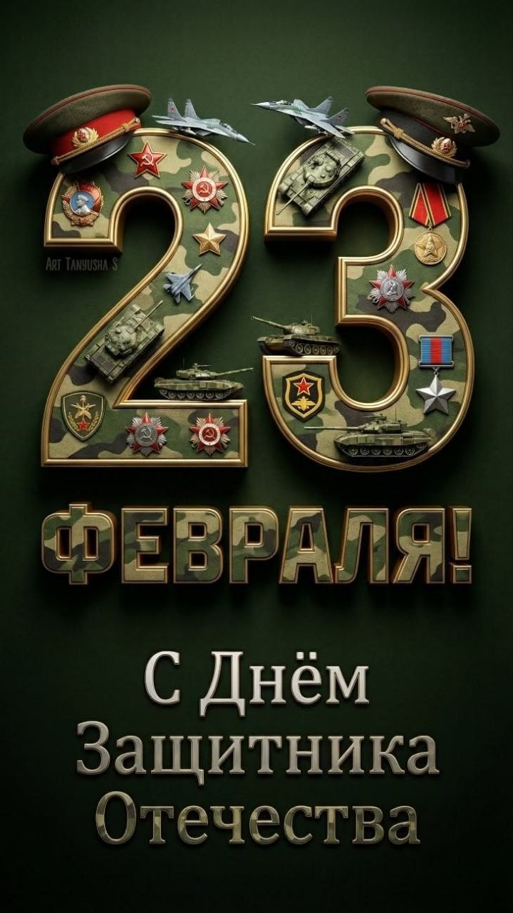 23 ФЕВРАЛЯ! С Днём Защитника Отечества