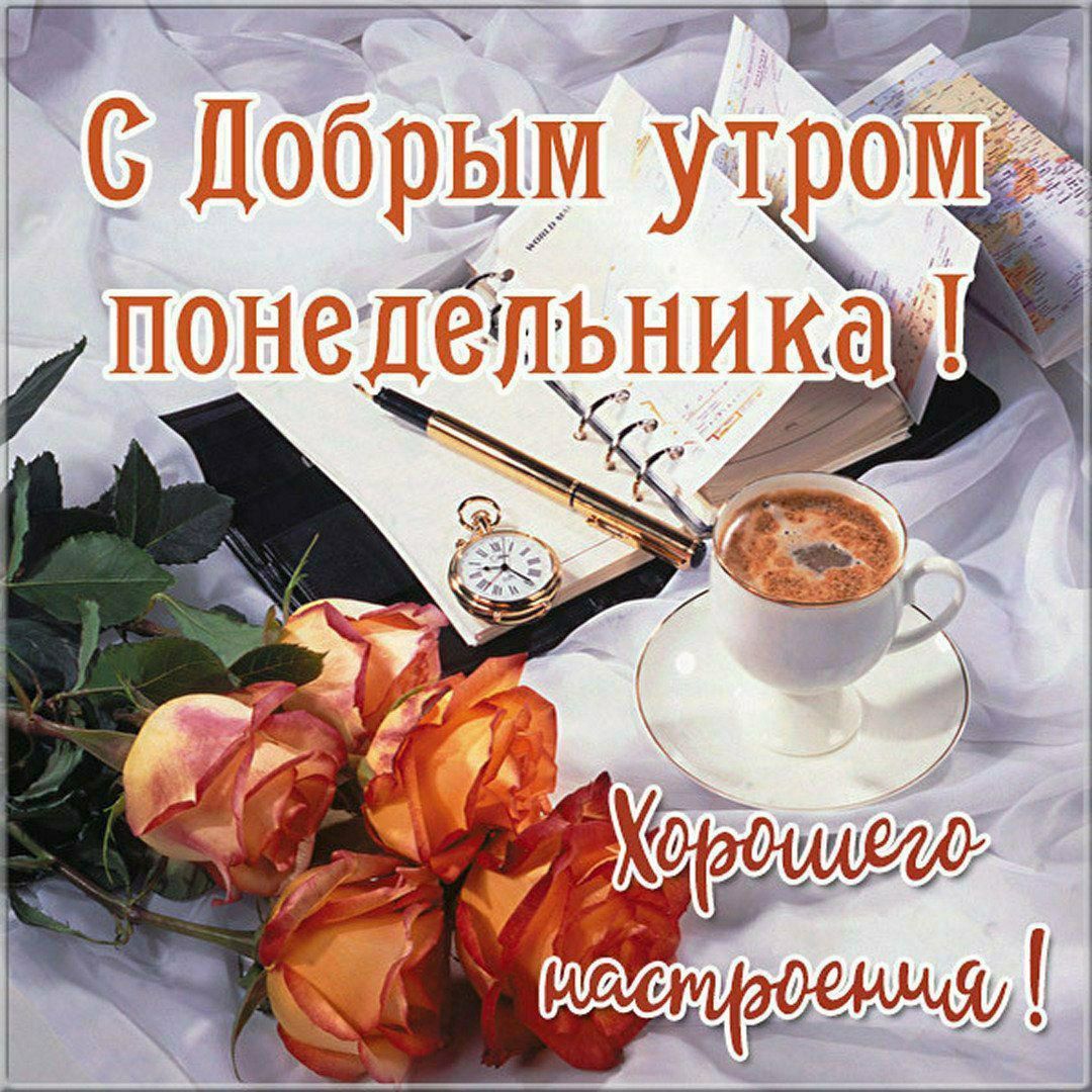 С Добрым утром понедельника! Хорошего настроения!