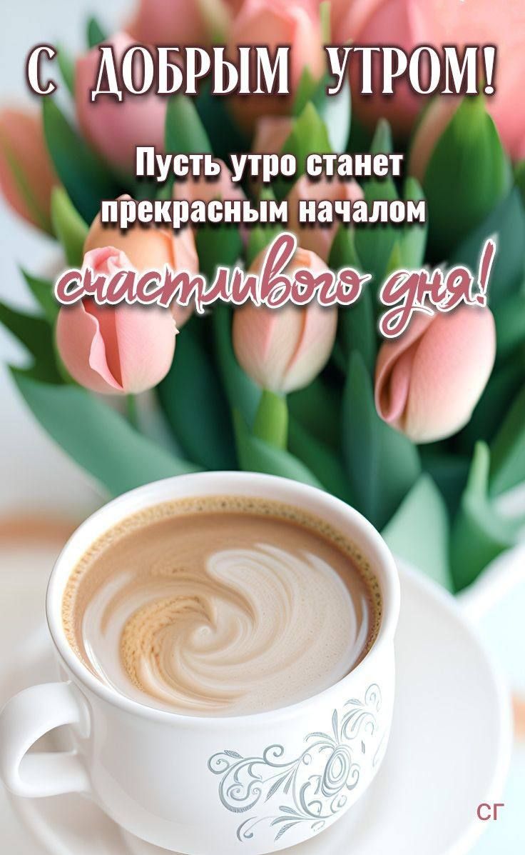 С ДОБРЫМ УТРОМ! Пусть утро станет прекрасным началом счастливого дня!